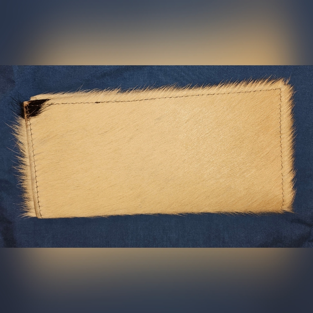 Jackson and Hyde hair calf and leather  wallet